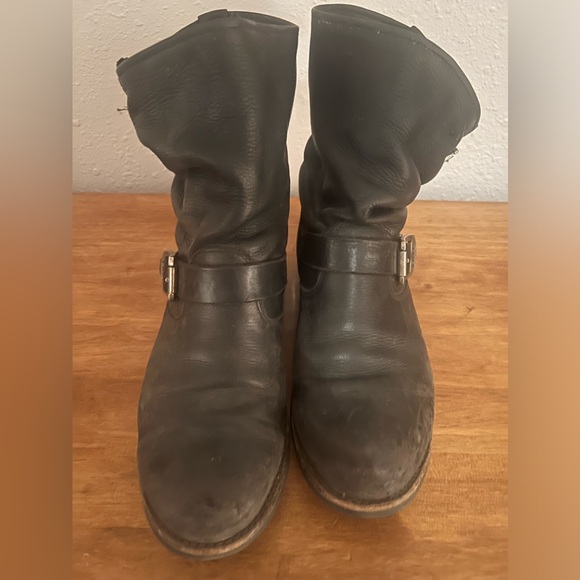 Frye Riding Moto Biker Boots - Picture 4 of 4